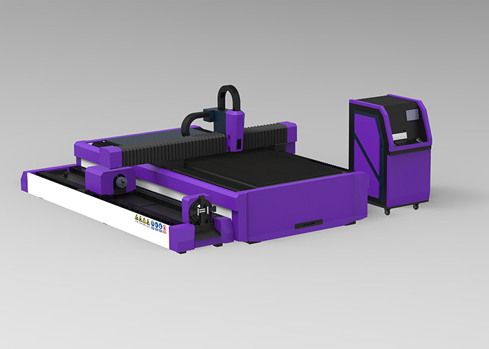 2KW Fiber Optic Laser Cutting Machine Adjustable Speed For Metal Tube
