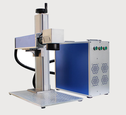 Rotary Axis Yag Laser Engraving Machine , Mini Handheld Laser Marker 51KG