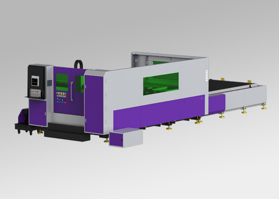 Fiber Optical Path Industrial Laser Cutting Machine Compact With Automatic Nesting System