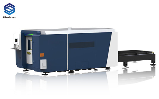 Full Enclosed CNC Fiber Laser Cutting Machine 1000W 1080nm Laser Wavelength 380v