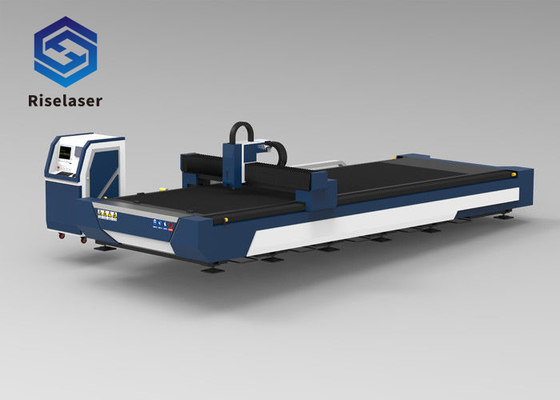 Rotary Device Fiber Laser Metal Cutting Machine 3000*1500mm Size Water Cooling