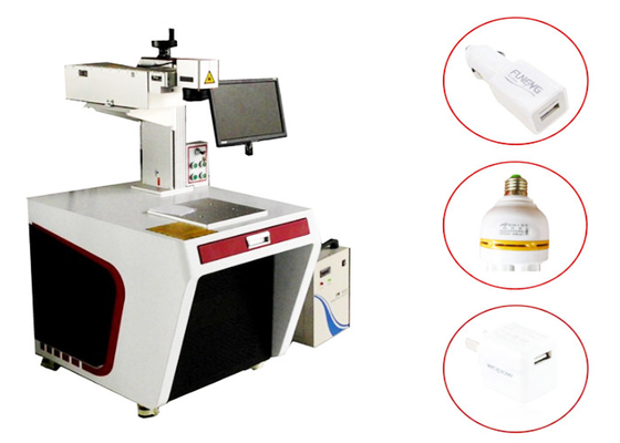 Non Metal UV Laser Marking Machine 10~100kHz For Plastics Metals Ceramic Leather