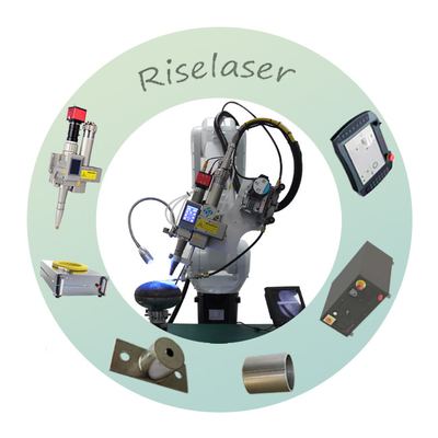 6 Axis Robot Arm Fiber Laser Robotic Welding Machine For Corner Welding cobot robot arm laser welders aluminium