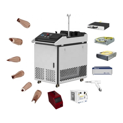 Double Wire Feeder Handheld Metal Laser Welding Machine With 3 Kw Laser Source