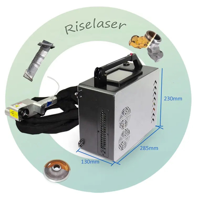 50W 100W Handheld Laser Cleaner Portable Backpack Rust Removal