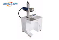 Workstation Fiber Laser Marking Machine Q - Switched High Marking Speed