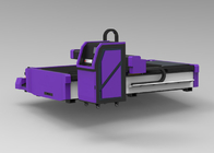 Open Type Fiber Laser Metal Cutting Machine , Cnc Laser Engraving Cutter 380V