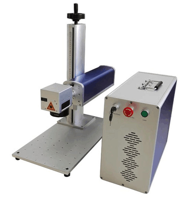 Copper Brass Aluminum Laser Marking Machine 20W/30W 0.01mm Repeated Accuracy