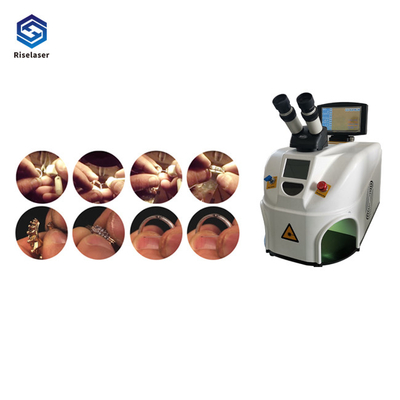 Jewelry Spot Laser Welding Machine Touch Screen CCD Display 80W 1 Year Warranty