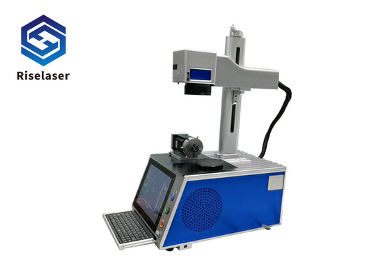 60kHz Portable 20w Fiber Laser Marking Machine Animal Ear Tag Laser Marker