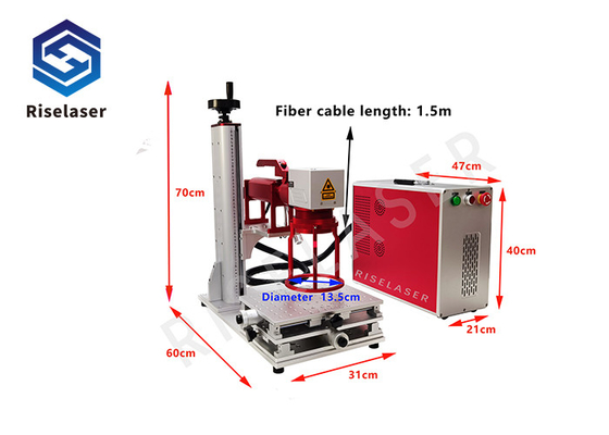 Non Metal 20kHz 20W Handheld Fiber Laser Marking Machine Air Cooled