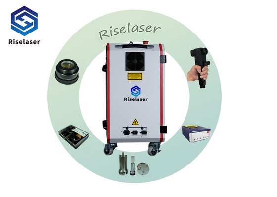 Luggage Design 100w Laser Cleaning Machine With 0.5kg Cleaning Gun