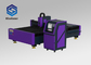 Plate / Tube Metal Fiber Laser Cutting Machine Single Working Table Good Rigidity