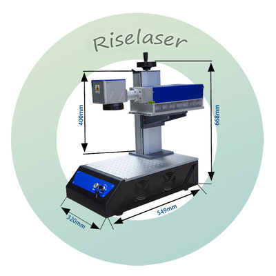 3W 5W UV Laser Machine Glass Laser Marking Machine With Air Cooling Method