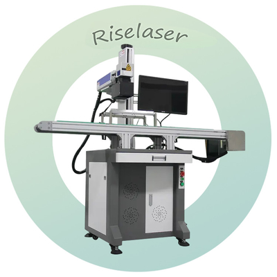 20w 100w Industrial Fiber Laser Marking Machine Automatic Visual Positioning CCD Camera