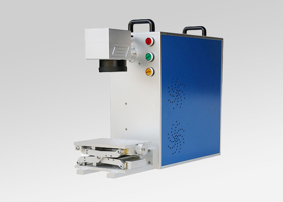 Dog Tag Name Plate 20W 30W Portable Fiber Laser Marking Machine with Metal and Plastic Material