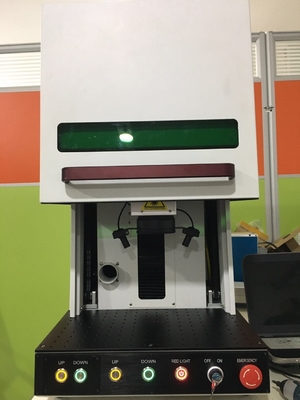 High Accuracy Fiber Laser Engraver Marking Machine Air Cooling Long Lifespan