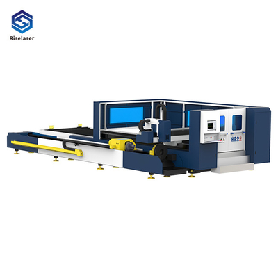 Servo Motor Fiber Laser Tube Cutting Machine No Noise With Water Cooling System