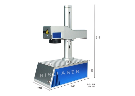 Mini Portable Max 20W 30W Metal Plastic Fiber Laser Marking Machine