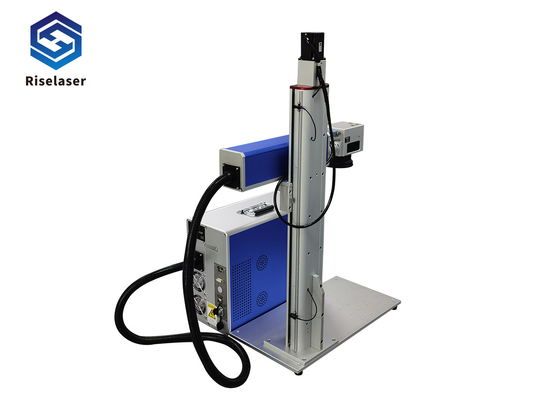 220V 50HZ 50W Fiber Laser Marking Machine Auto Lift And JPT Source